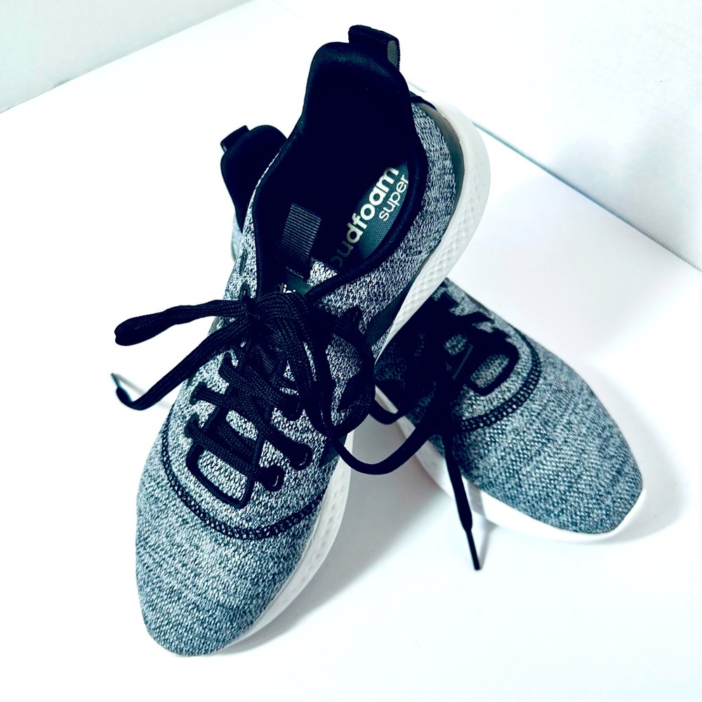 Adidas Cloud Foam Lite Racer Athletic Black & Gray Women’s Size 9 Running Shoes